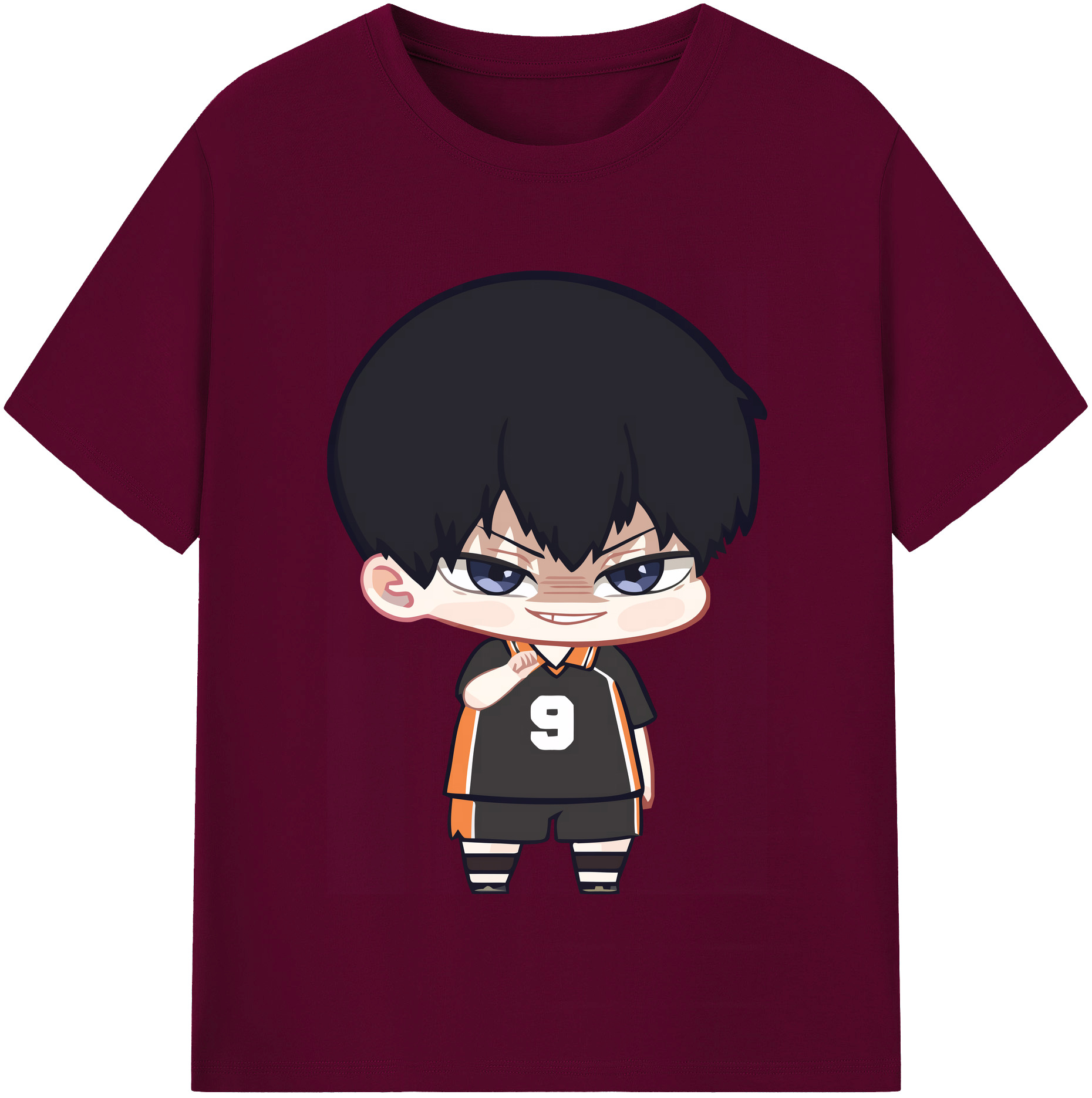 （画像用） ハイキュー!! Haikyu!! レディースカジュアルプリントTシャツ（綿100％）